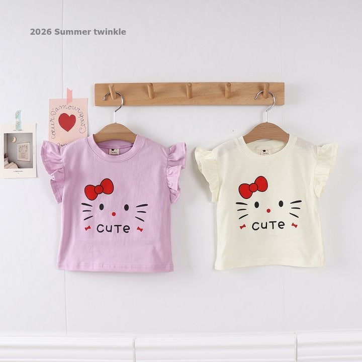 Twinkle - Korean Children Fashion - #kidsshorts - Cutie Frill Tee - 10