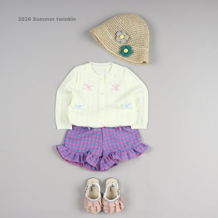 Twinkle - Korean Children Fashion - #kidzfashiontrend - Check Bubble Pants - 3