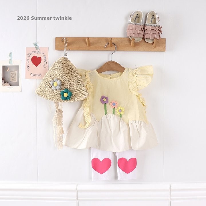 Twinkle - Korean Children Fashion - #kidzfashiontrend - Heart Leggings