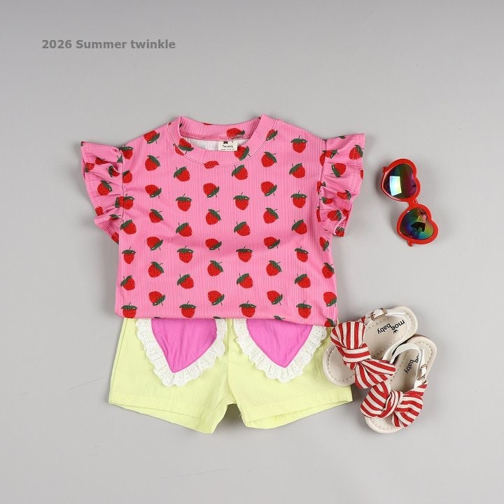 Twinkle - Korean Children Fashion - #littlefashionista - Lace Heart Shorts - 10