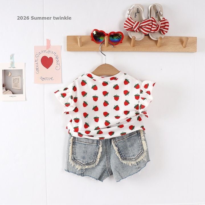 Twinkle - Korean Children Fashion - #littlefashionista - Short Vintage Denim Shorts - 8