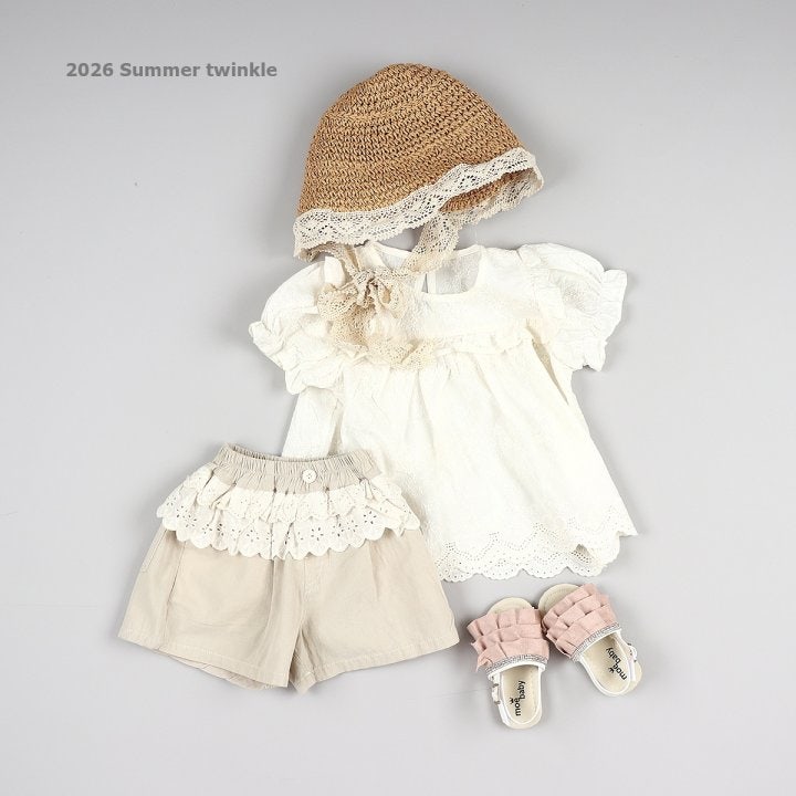 Twinkle - Korean Children Fashion - #littlefashionista - Angel Lace Blouse