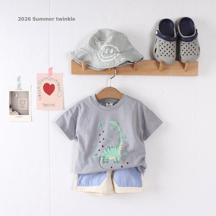 Twinkle - Korean Children Fashion - #littlefashionista - 26 Dino Tee - 8