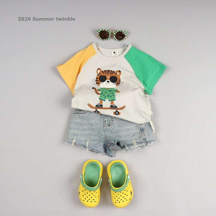 Twinkle - Korean Children Fashion - #magicofchildhood - Short Vintage Denim Shorts - 9