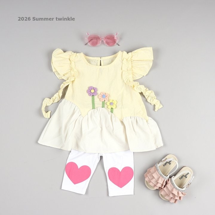Twinkle - Korean Children Fashion - #littlefashionista - Heart Leggings - 4