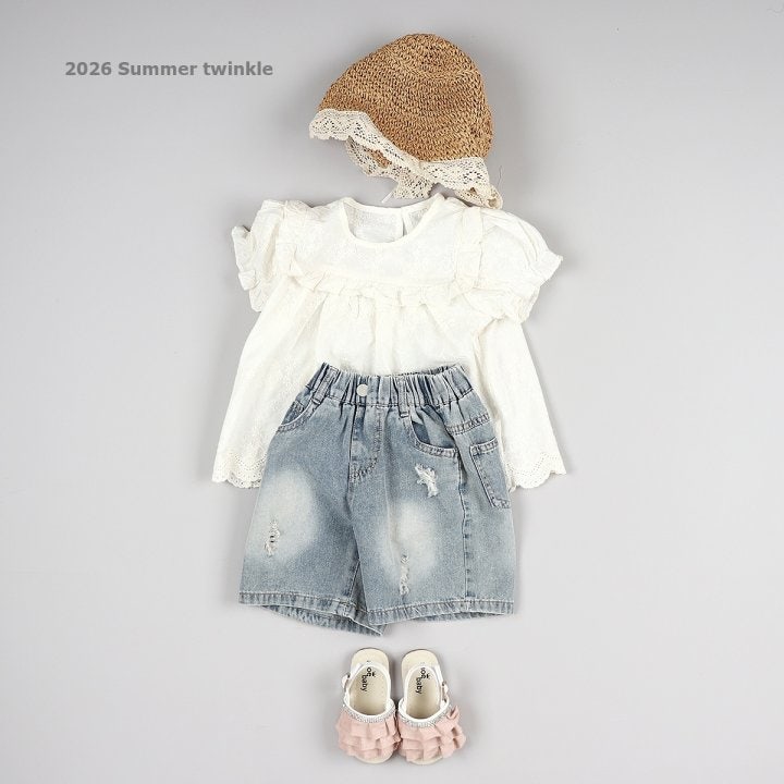 Twinkle - Korean Children Fashion - #magicofchildhood - Angel Lace Blouse - 2