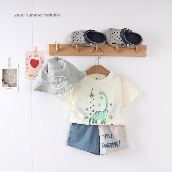 Twinkle - Korean Children Fashion - #magicofchildhood - 26 Dino Tee - 9