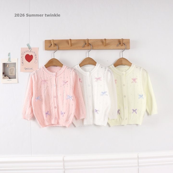 Twinkle - Korean Children Fashion - #littlefashionista - Ribbon Knit Cardigan - 4