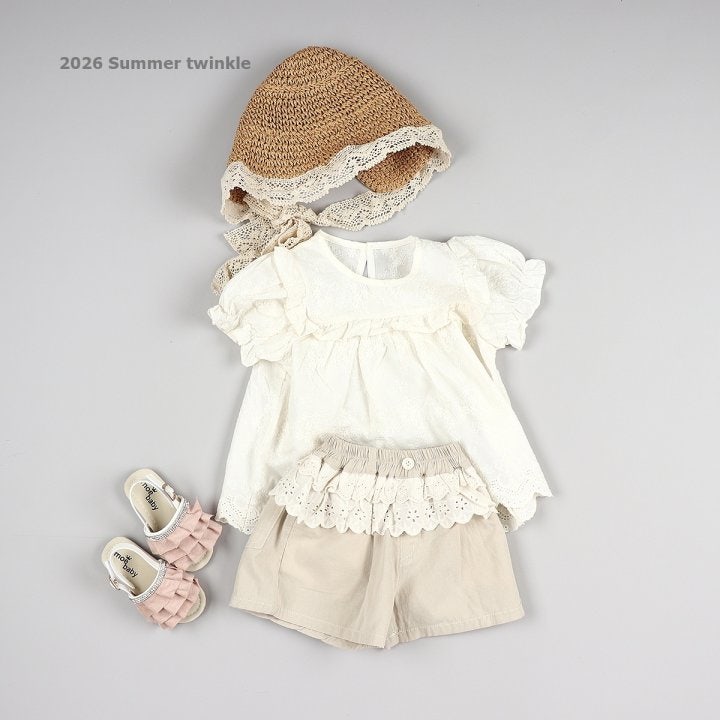 Twinkle - Korean Children Fashion - #minifashionista - Angel Lace Blouse - 3
