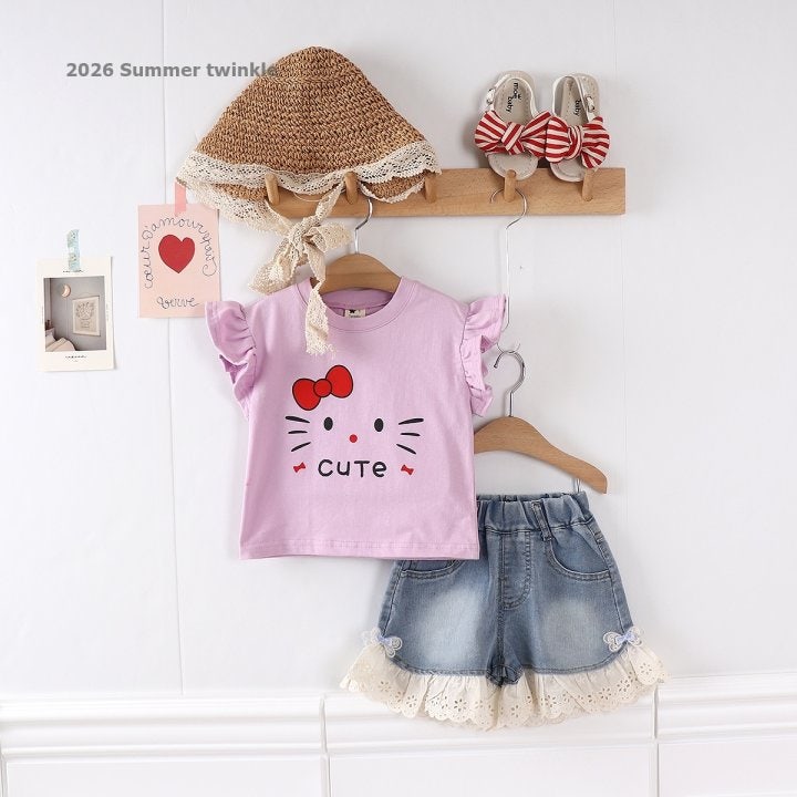Twinkle - Korean Children Fashion - #minifashionista - Cutie Frill Tee - 2