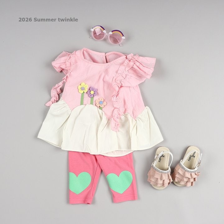 Twinkle - Korean Children Fashion - #prettylittlegirls - Heart Leggings - 6