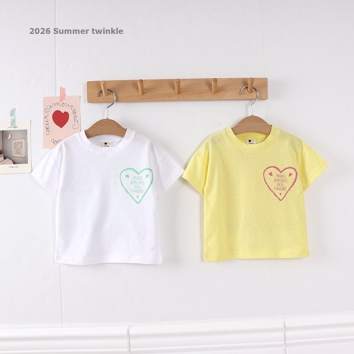 Twinkle - Korean Children Fashion - #prettylittlegirls - Amore Heart Tee - 5