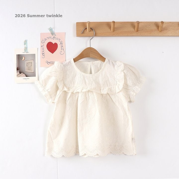 Twinkle - Korean Children Fashion - #minifashionista - Angel Lace Blouse - 4