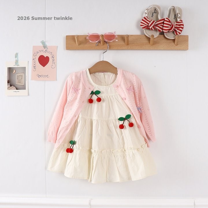 Twinkle - Korean Children Fashion - #prettylittlegirls - Ribbon Knit Cardigan - 6