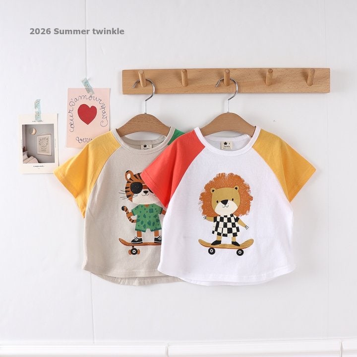 Twinkle - Korean Children Fashion - #stylishchildhood - Board Friends Tee - 7