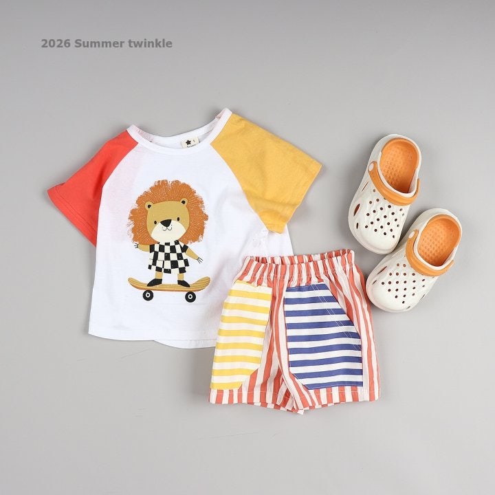 Twinkle - Korean Children Fashion - #todddlerfashion - Board Friends Tee - 5