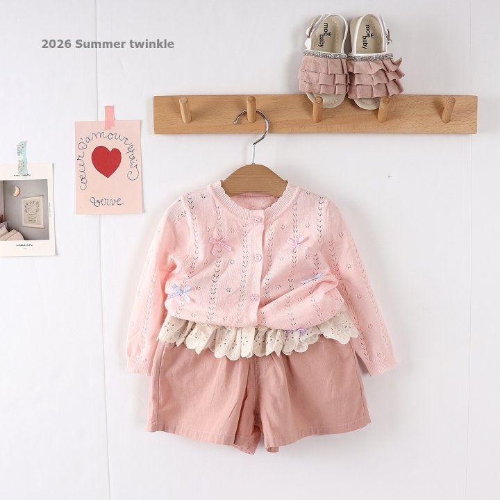 Twinkle - Korean Children Fashion - #todddlerfashion - Ribbon Knit Cardigan - 7