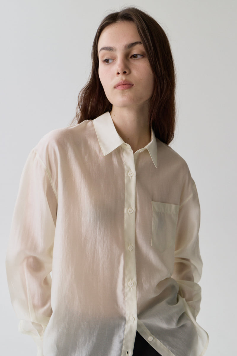 Understanding - Korean Women Fashion - #momslook - Tencel Shirt - 3