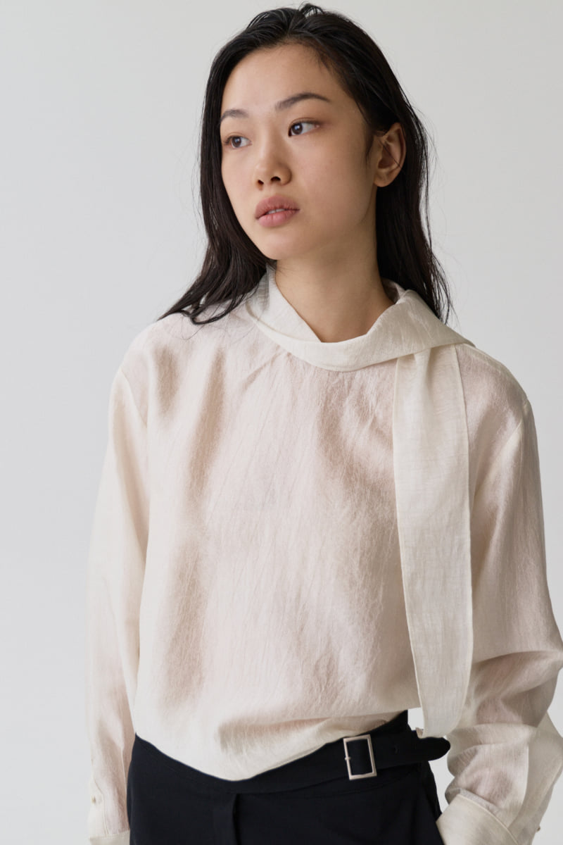 Understanding - Korean Women Fashion - #womensfashion - Belle Tie Blouse - 4