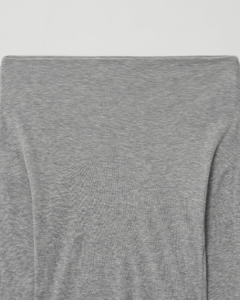 Understanding - Korean Women Fashion - #momslook - One Off-Shoulder Tee - 10