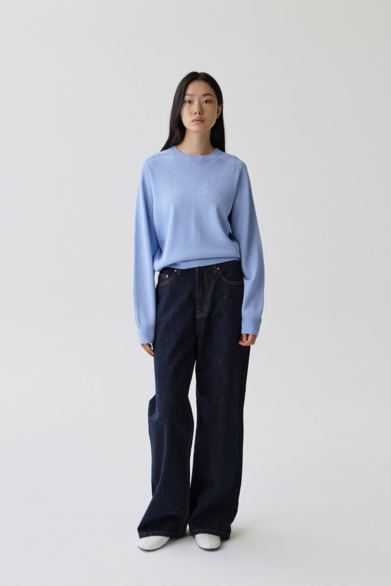 Understanding - Korean Women Fashion - #momslook - Whole Garment RN Round Knit - 2