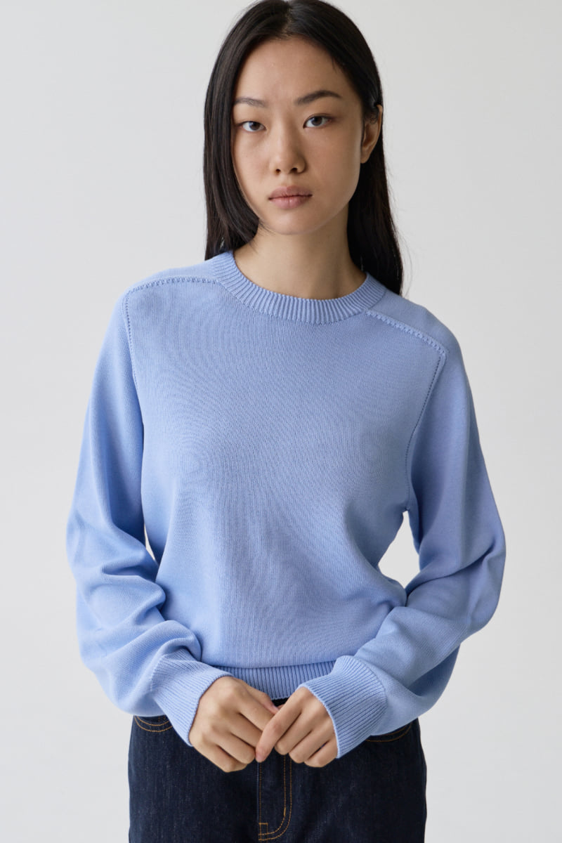 Understanding - Korean Women Fashion - #momslook - Whole Garment RN Round Knit - 6