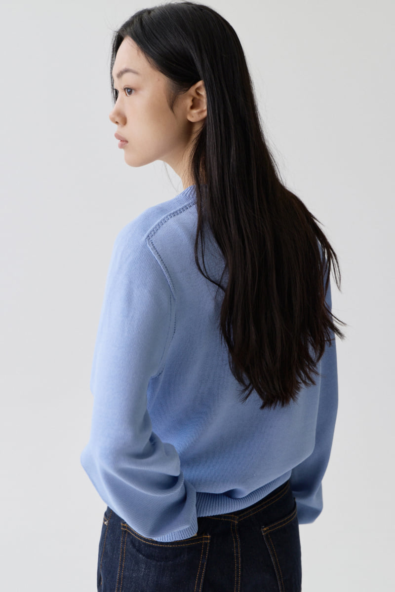 Understanding - Korean Women Fashion - #momslook - Whole Garment RN Round Knit - 8
