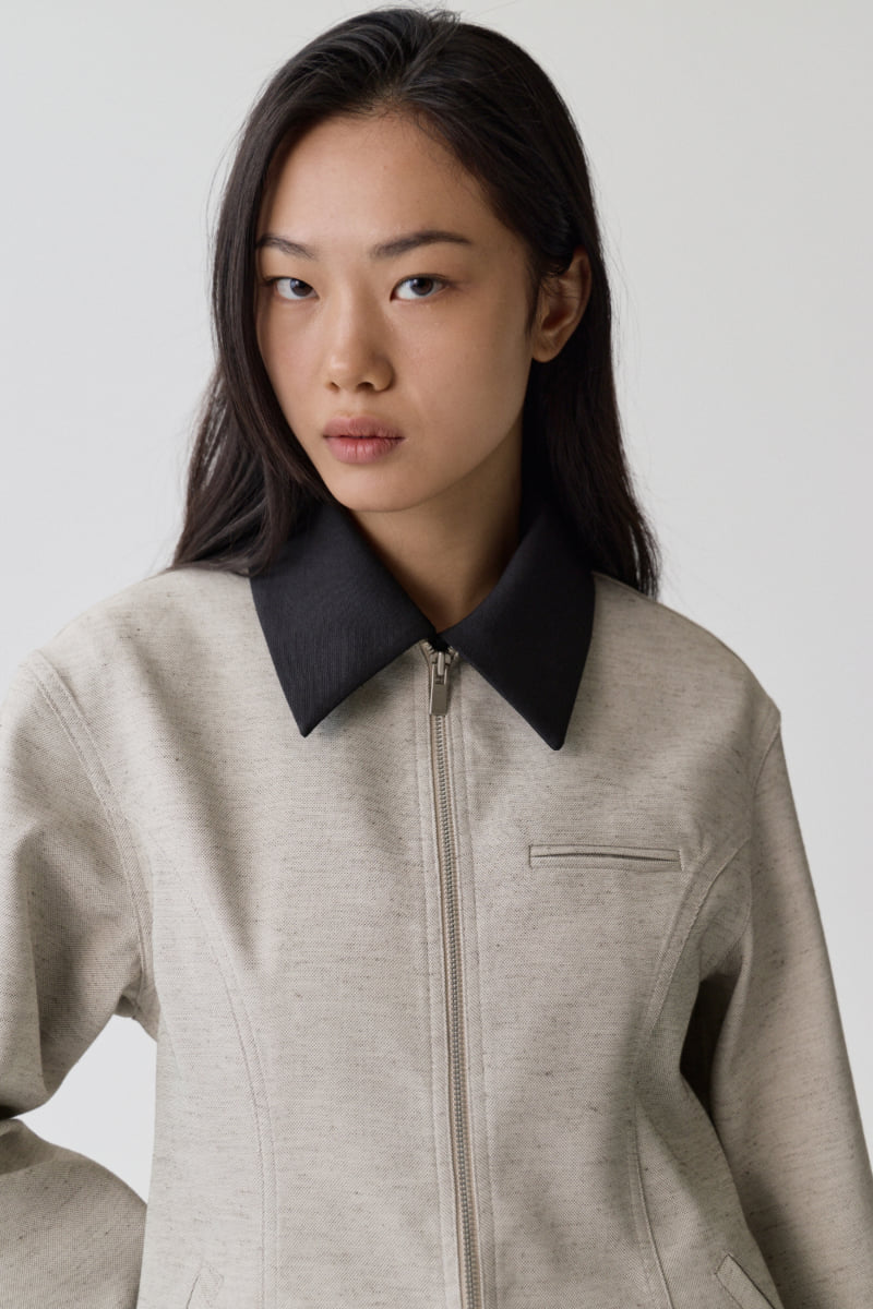 Understanding - Korean Women Fashion - #momslook - Contrast Collar Jumper - 5