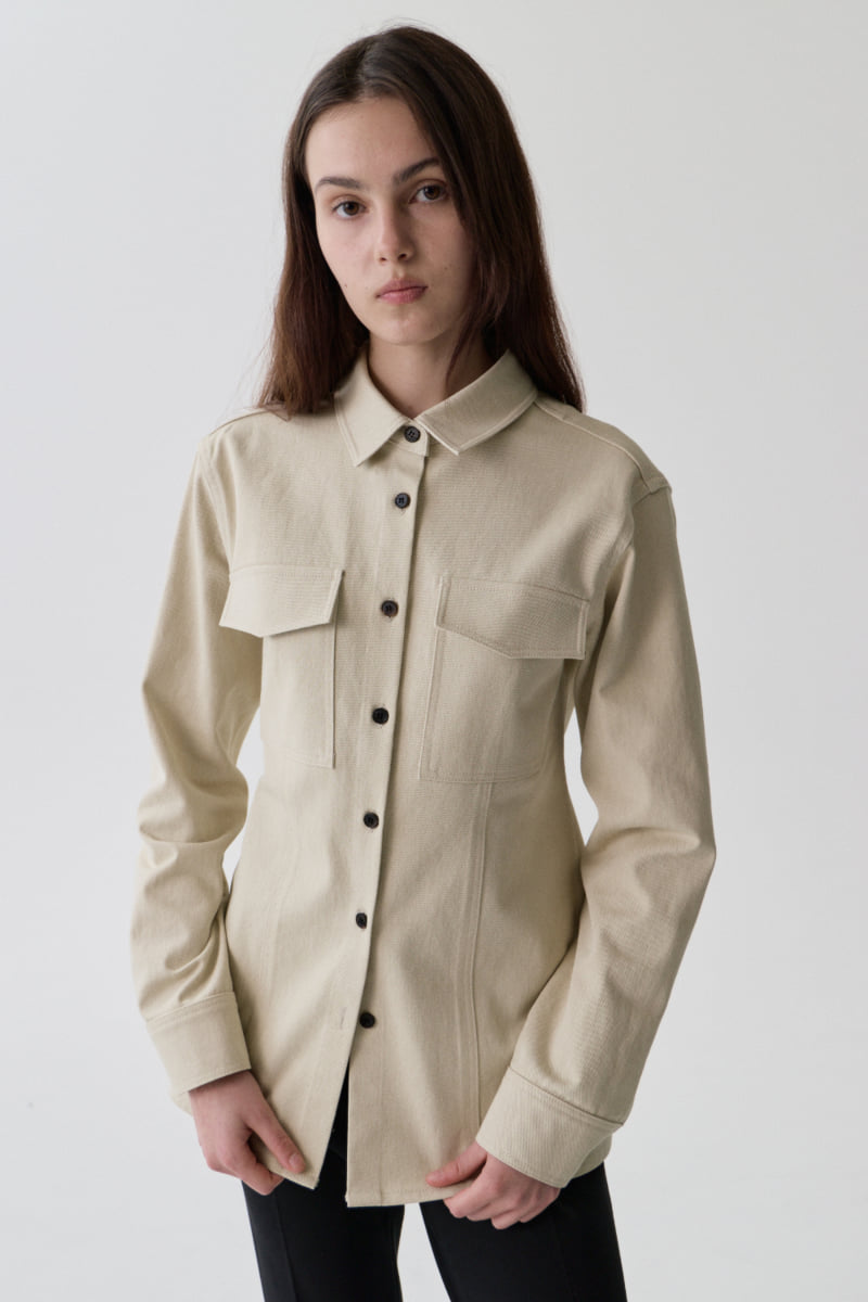 Understanding - Korean Women Fashion - #momslook - Washed Shirt Jacket - 4