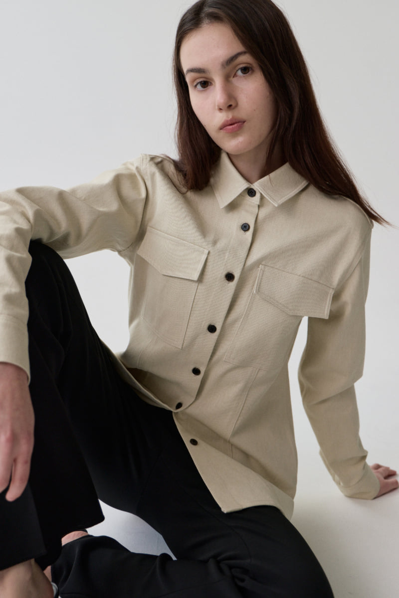 Understanding - Korean Women Fashion - #momslook - Washed Shirt Jacket - 5