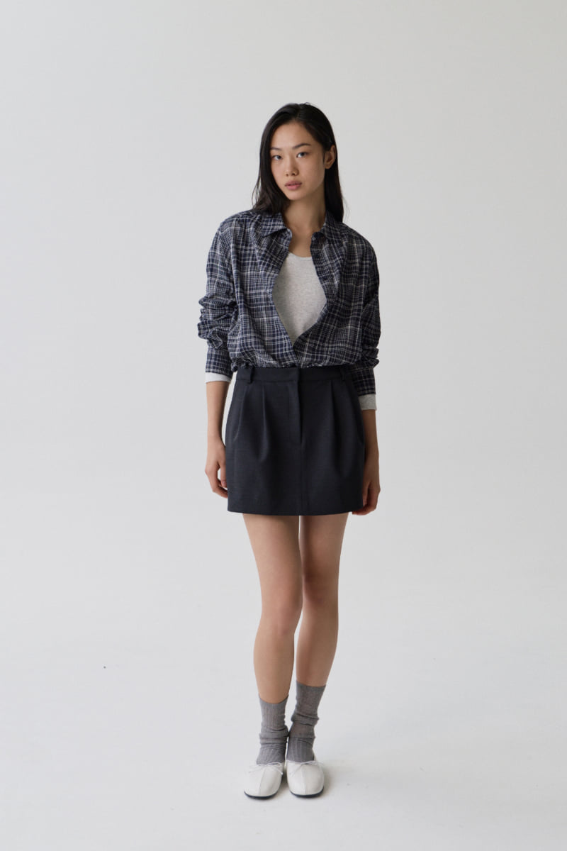 Understanding - Korean Women Fashion - #momslook - Check Shirt - 4
