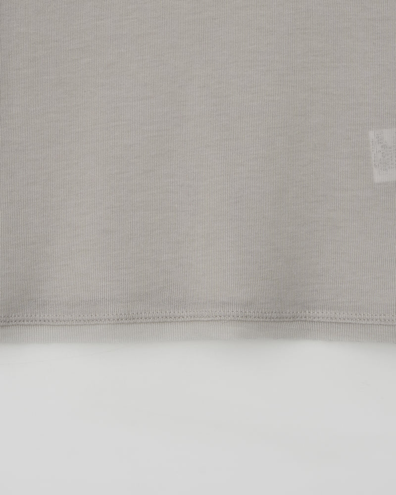 Understanding - Korean Women Fashion - #momslook - Pastel Raw Edge Tee - 12