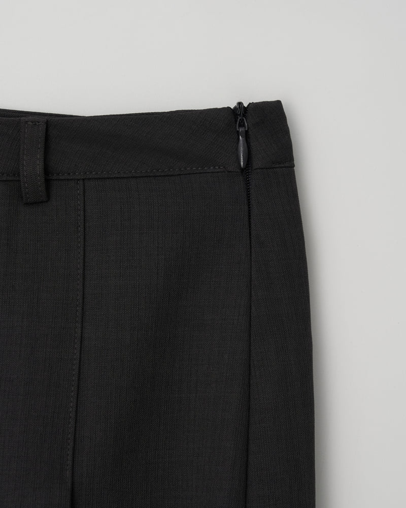 Understanding - Korean Women Fashion - #momslook - Slit Pleats Skirt - 12
