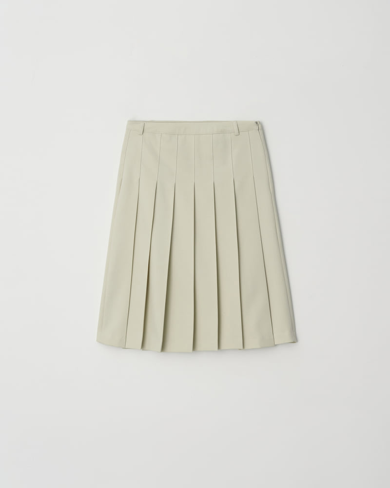 Understanding - Korean Women Fashion - #momslook - Slit Pleats Skirt - 8