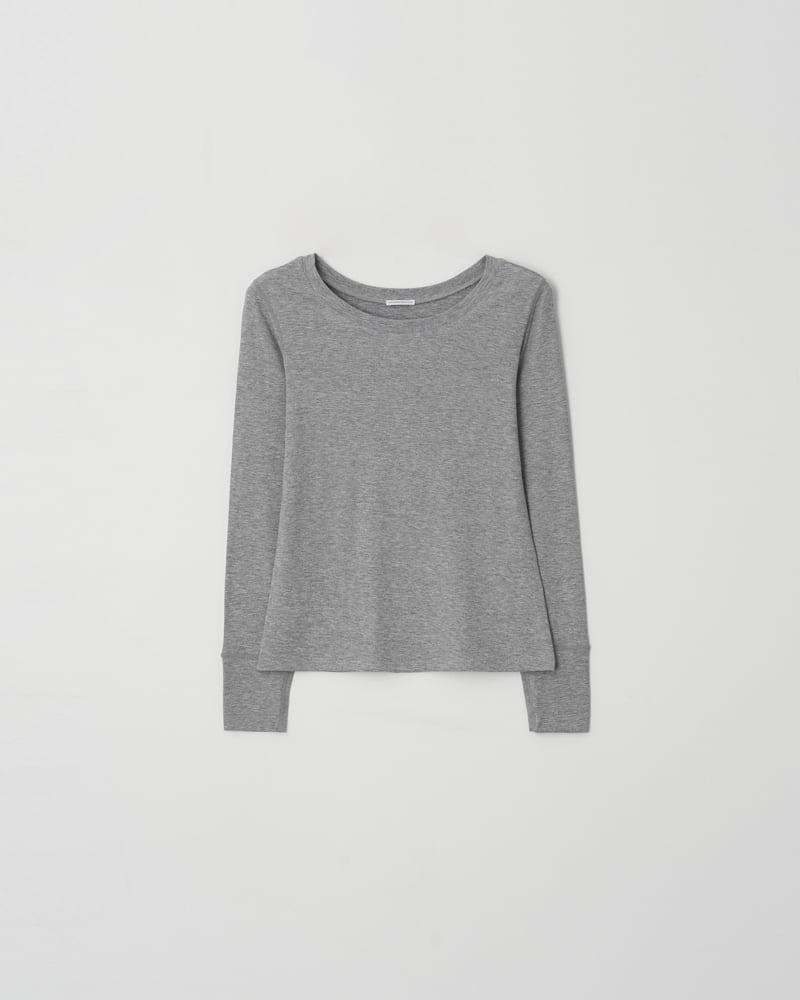 Understanding - Korean Women Fashion - #momslook - Essential Round Tee - 3