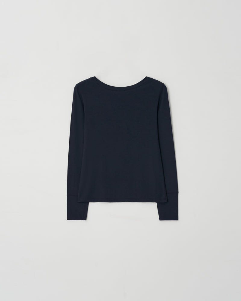 Understanding - Korean Women Fashion - #momslook - Essential Round Tee - 7