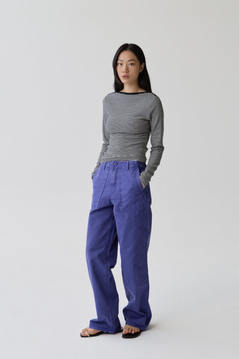 Understanding - Korean Women Fashion - #momslook - Off-Dyed Denim Pants - 3