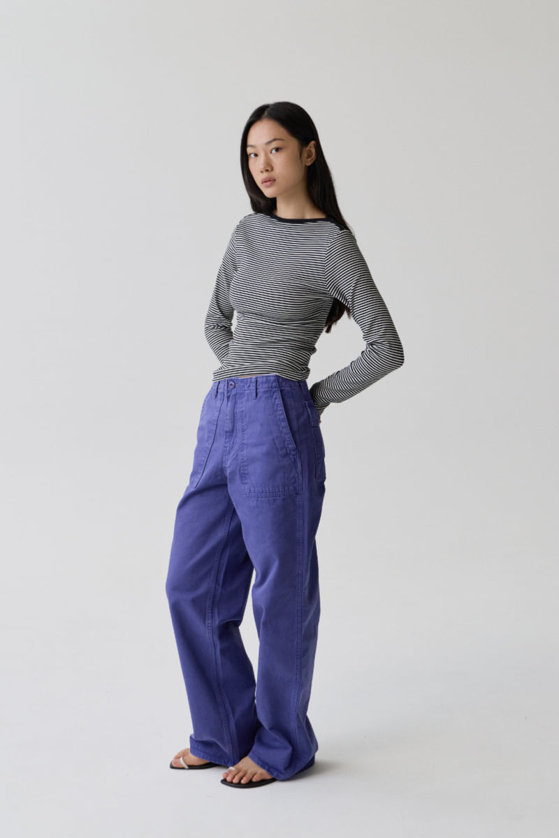 Understanding - Korean Women Fashion - #momslook - Off-Dyed Denim Pants - 5