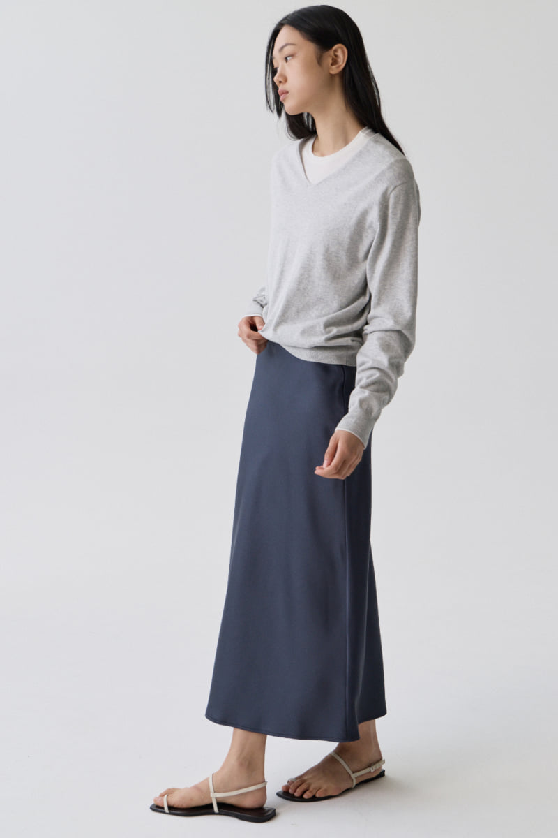 Understanding - Korean Women Fashion - #vintagekidsstyle - Satin Long Skirt - 4