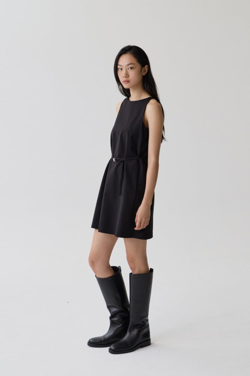 Understanding - Korean Women Fashion - #pursuepretty - Belted One-piece - 3