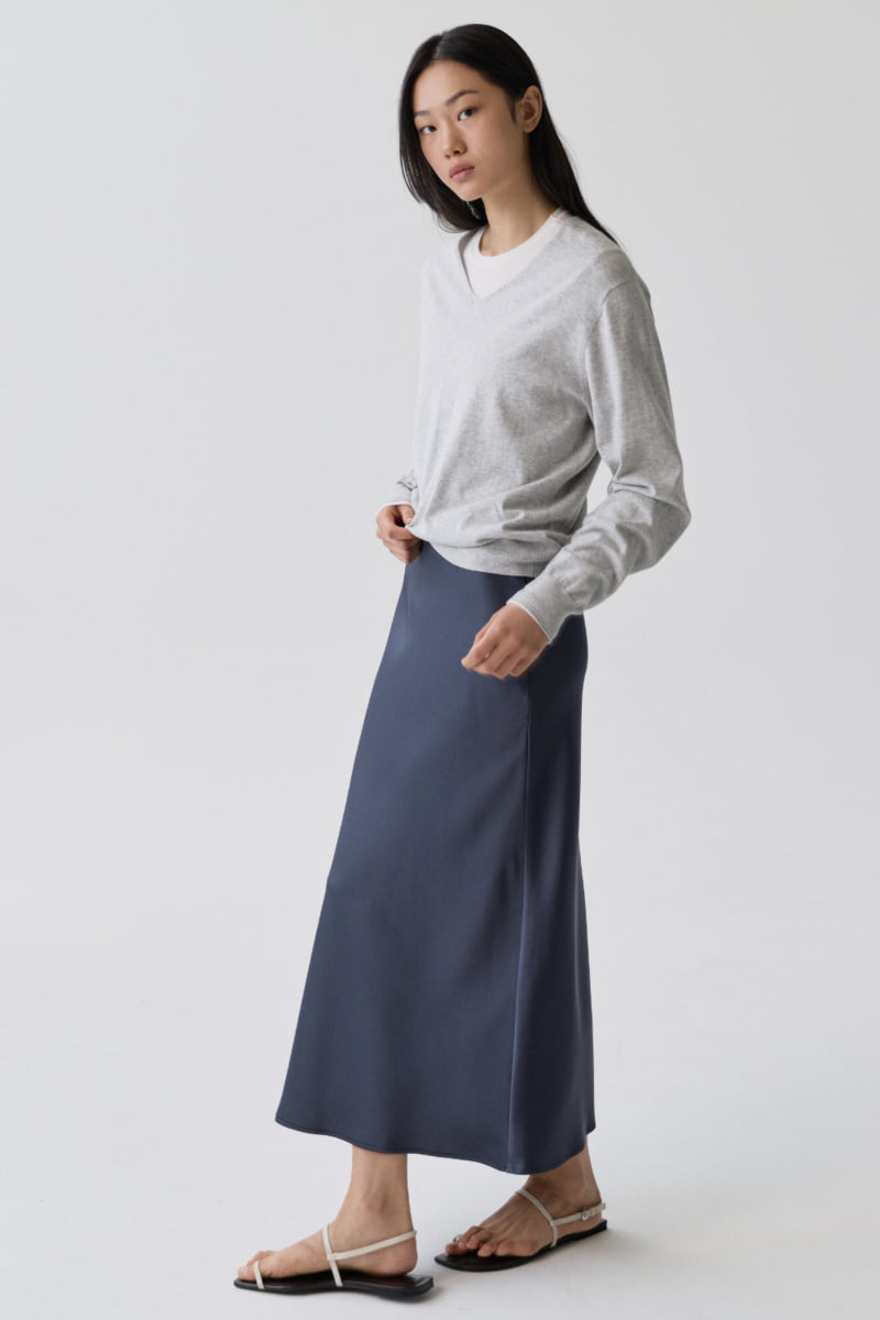 Understanding - Korean Women Fashion - #restrostyle - Cotton V-Neck Knit - 3