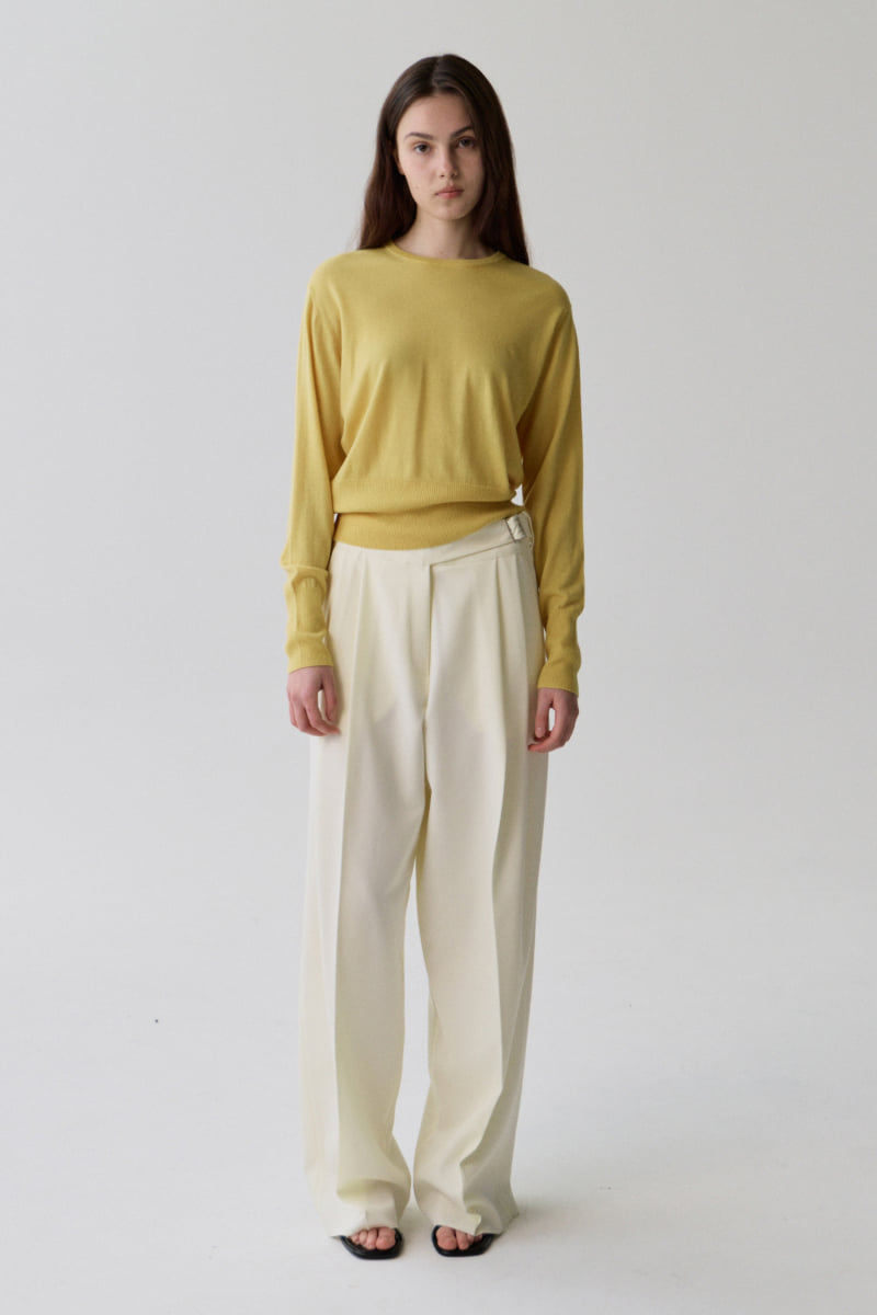 Understanding - Korean Women Fashion - #restrostyle - Cashmere Touch Round Knit - 2