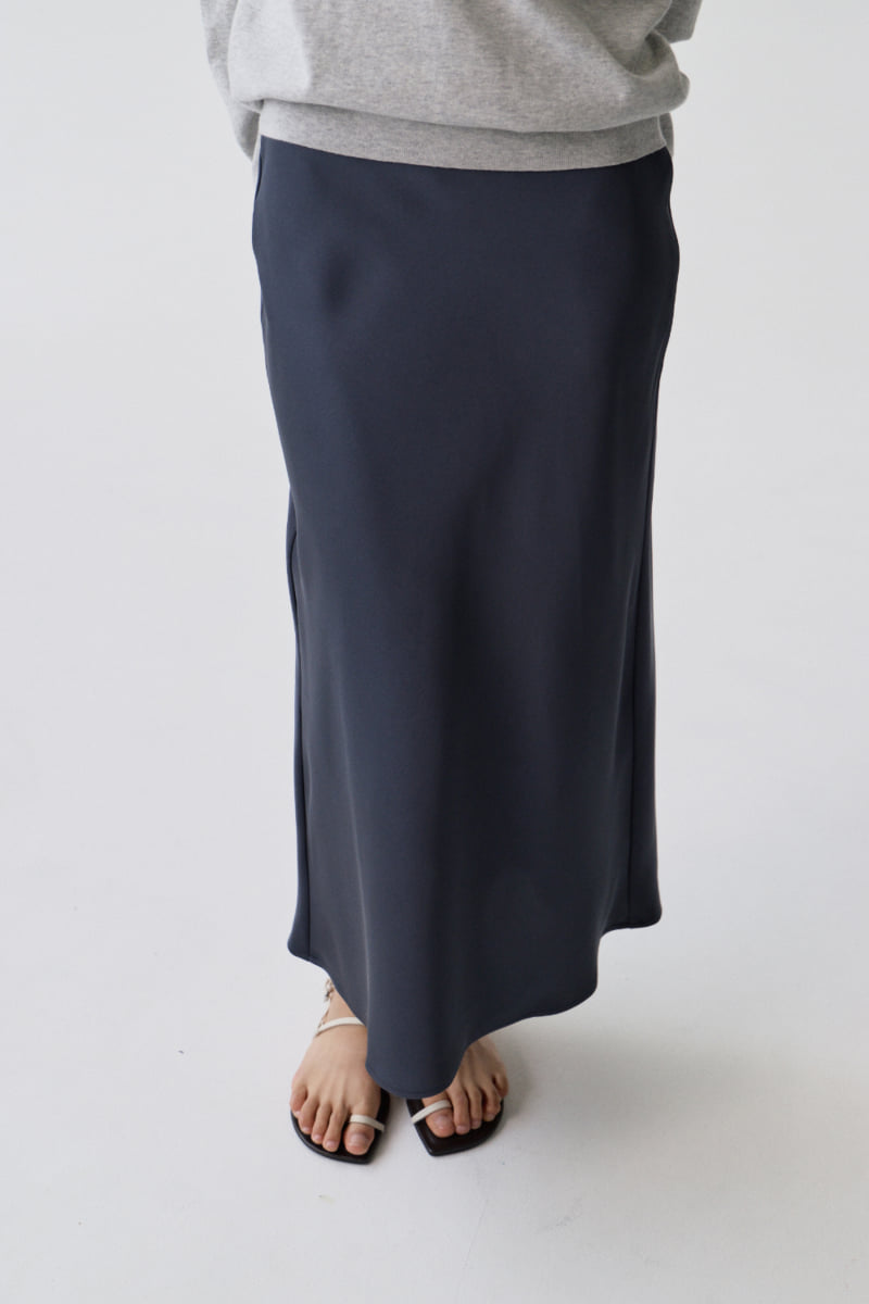 Understanding - Korean Women Fashion - #romanticstyle - Satin Long Skirt - 6