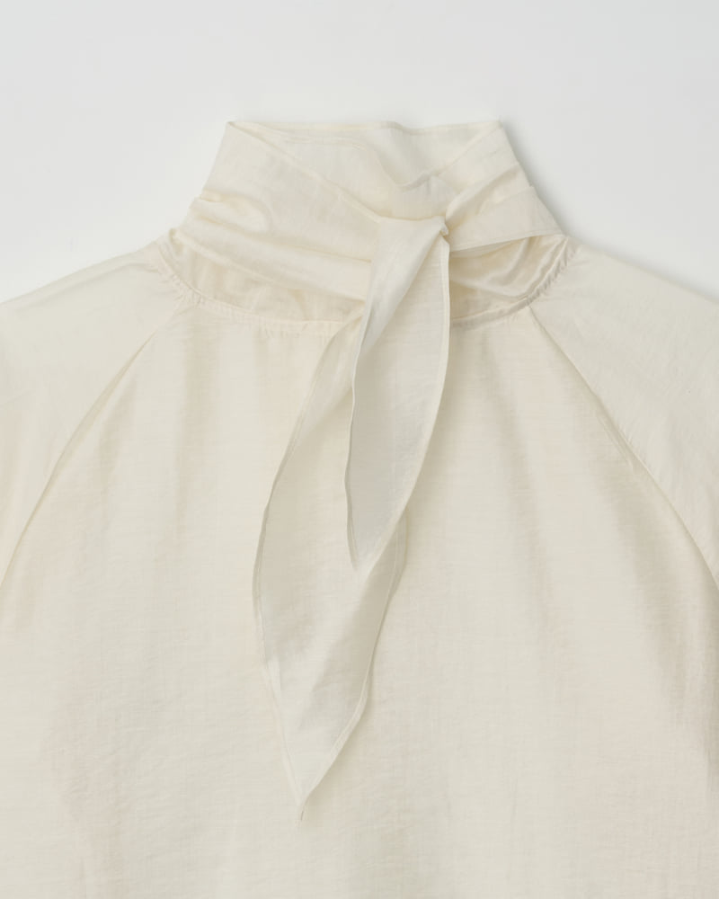 Understanding - Korean Women Fashion - #shopsmall - Tencel Scarf Blouse - 10