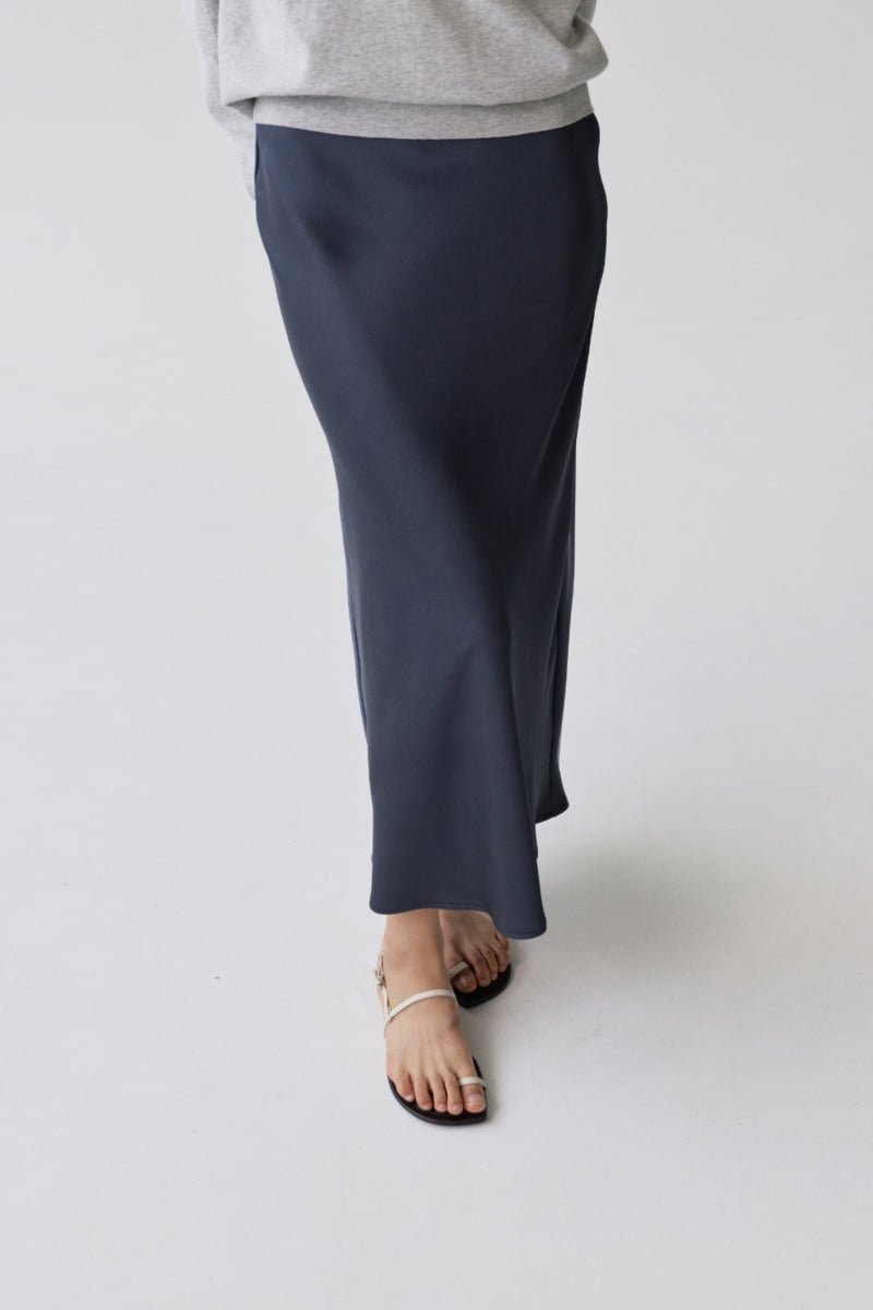 Understanding - Korean Women Fashion - #shopsmall - Satin Long Skirt - 7