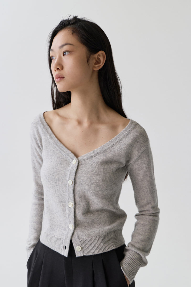 Understanding - Korean Women Fashion - #shopsmall - Off V Cardigan - 4