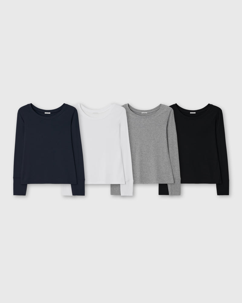Understanding - Korean Women Fashion - #thelittlethings - Essential Round Tee - 2