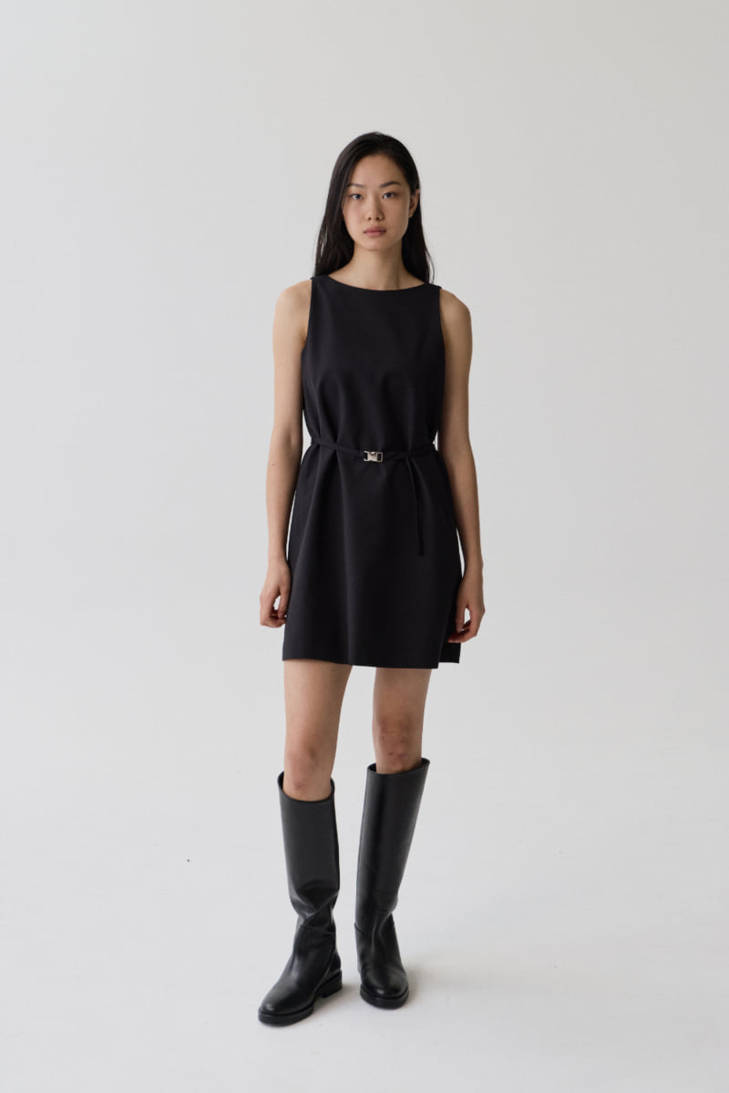 Understanding - Korean Women Fashion - #vintageinspired - Belted One-piece