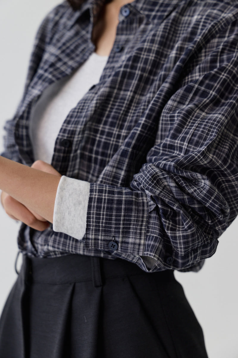 Understanding - Korean Women Fashion - #vintagekidsstyle - Check Shirt - 7