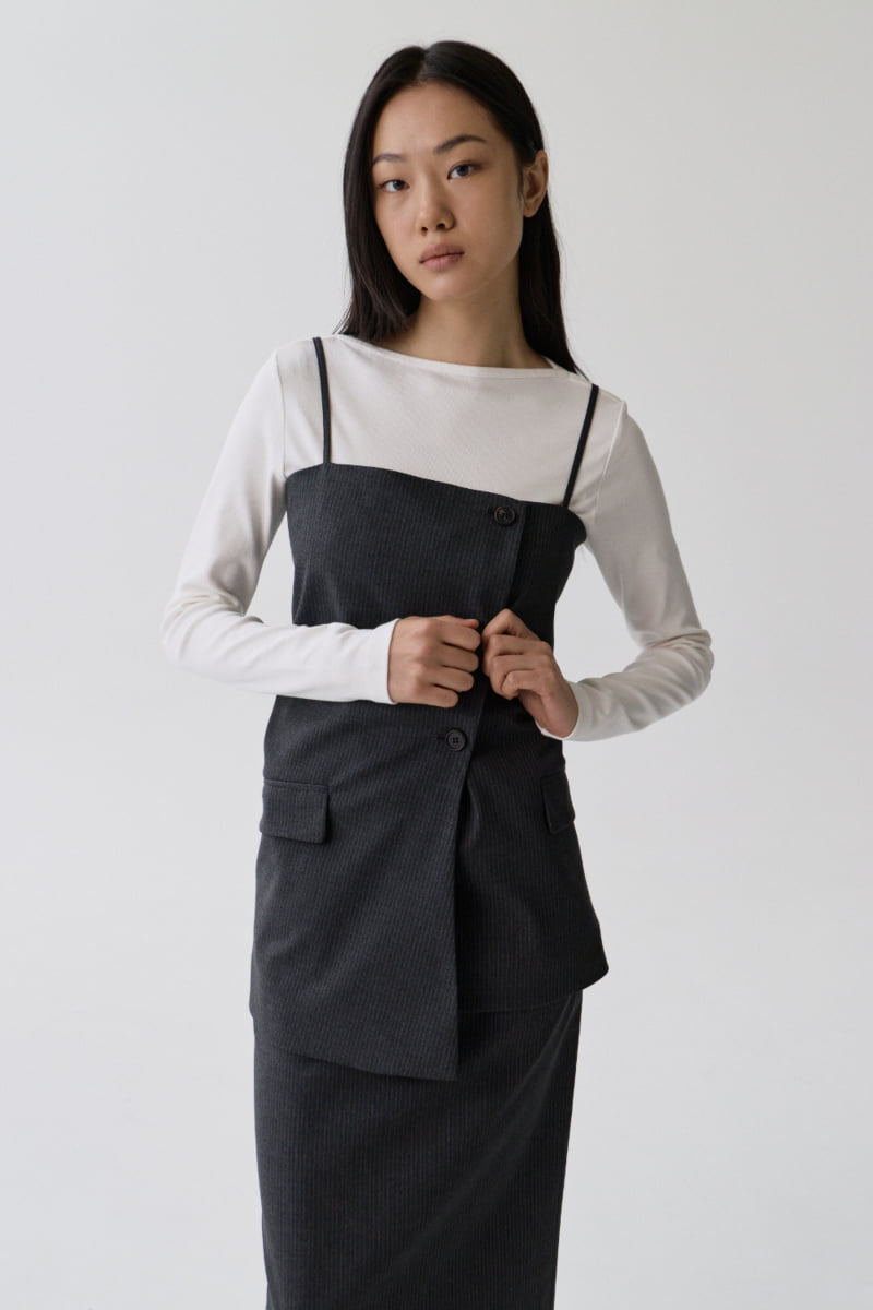 Understanding - Korean Women Fashion - #momslook - Pin Maxi Long Skirt - 4